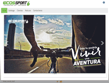 Tablet Screenshot of ecossport.com